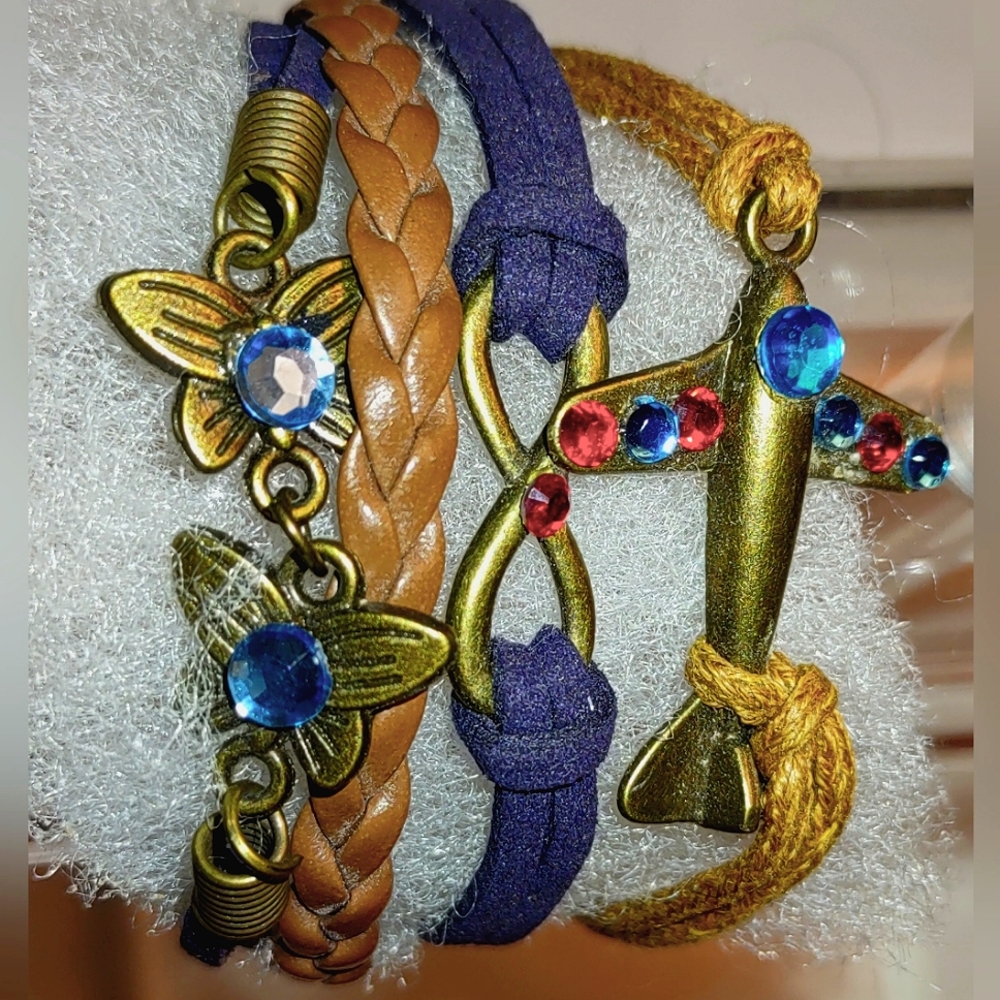 Aviation Friendship Infinity Bracelet